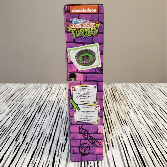 Teenage Mutant Ninja Turtles 3 Ring Swimming Pool - Picture 3 of 4